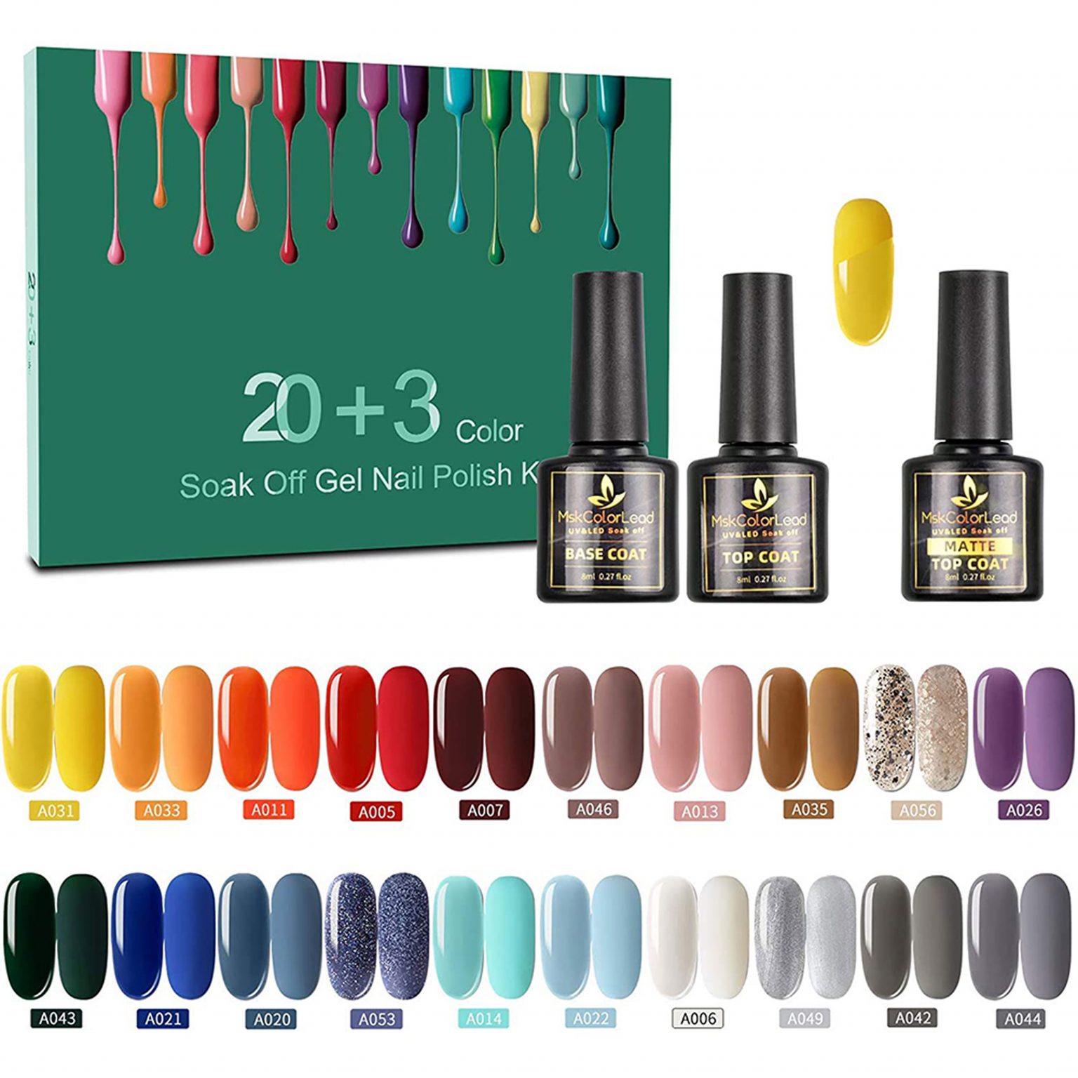 SINZONeu Vernis Semi Permanent -23 Vernis Manucure Nail Art Lot Vernis