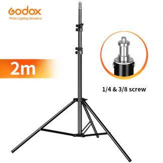 Support de lumière en métal robuste de 2m, charge maximale de 5KG, trépied pour boîte à lumière de Studio Photo, réflecteur de Flash vidéo, support de fond d'éclairage