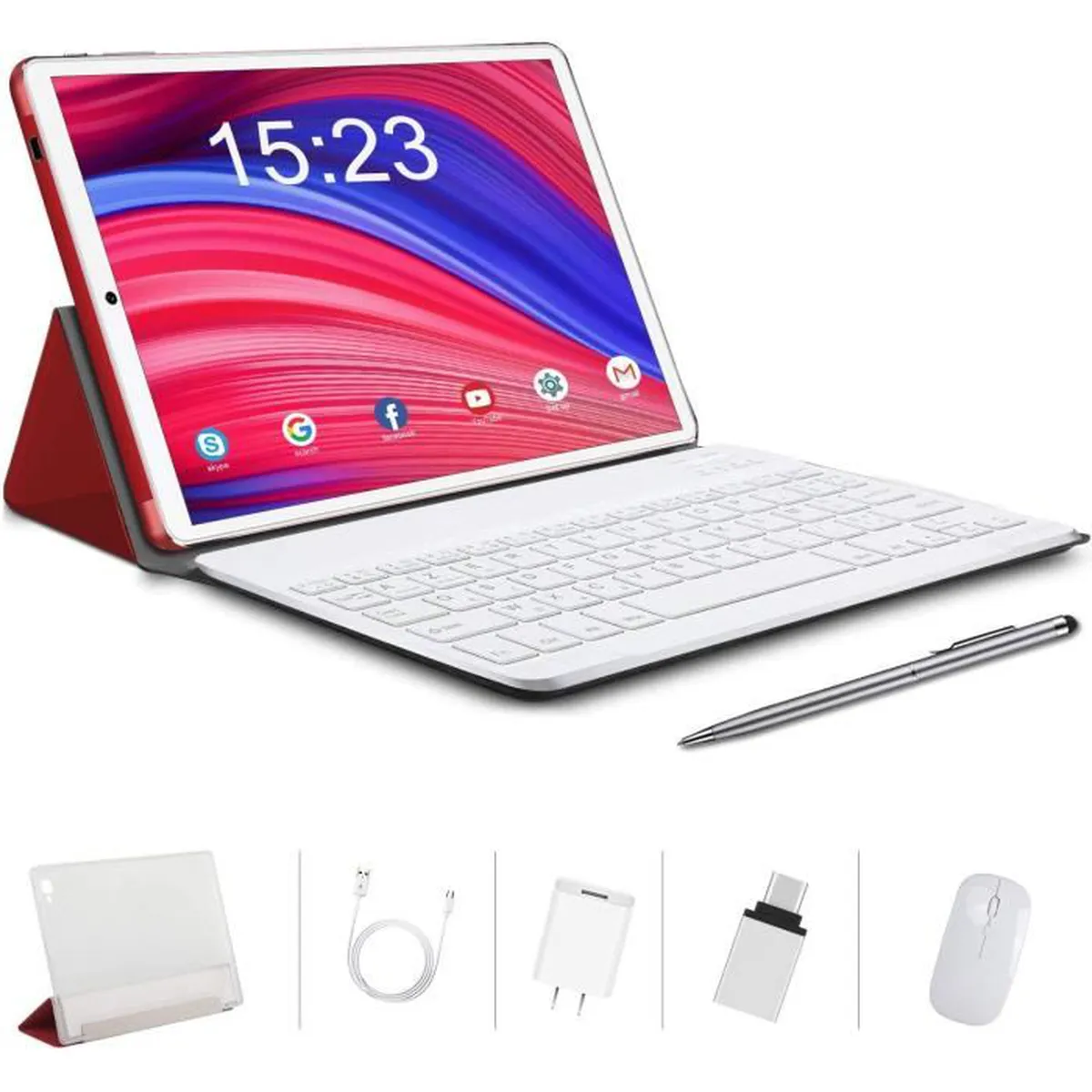 Tablette Tactile 10 pouces Android 11 4Go + 64Go/128G 5G WiFi